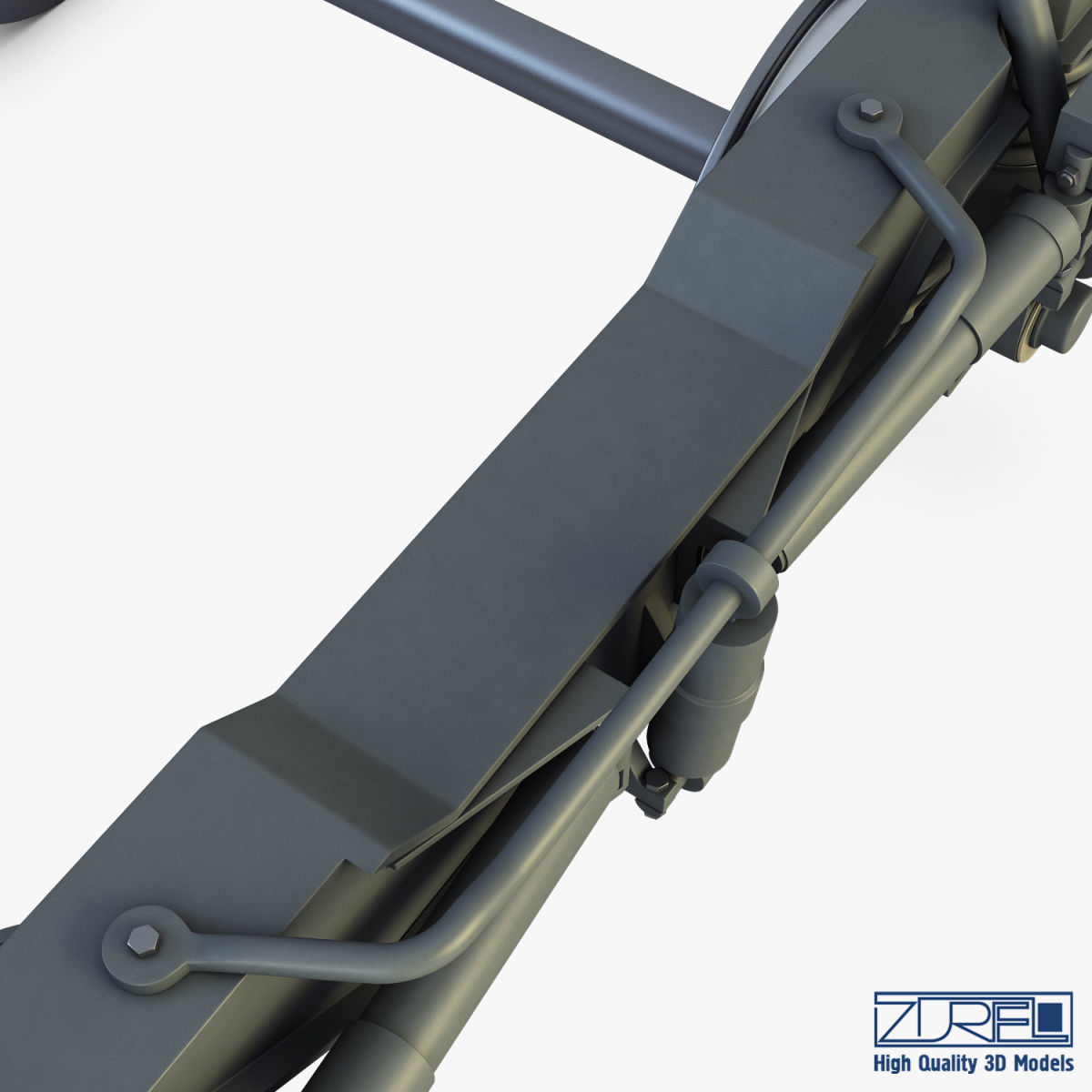 High speed train chassis v 1 3D model_20