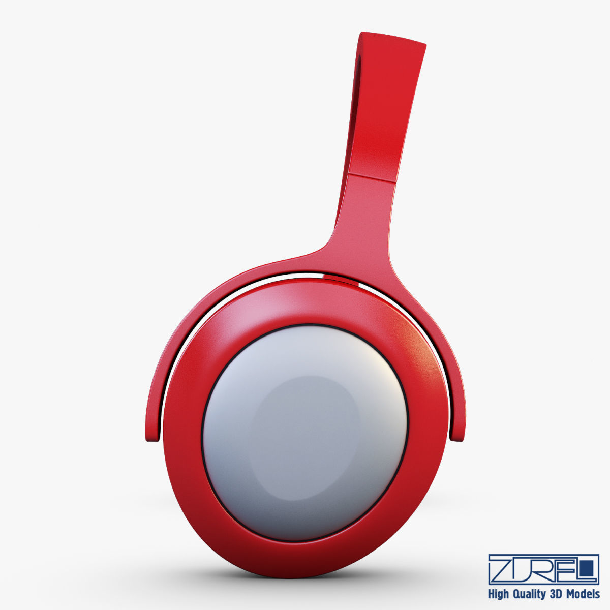 Headphone v 1 headphones 3D model_6