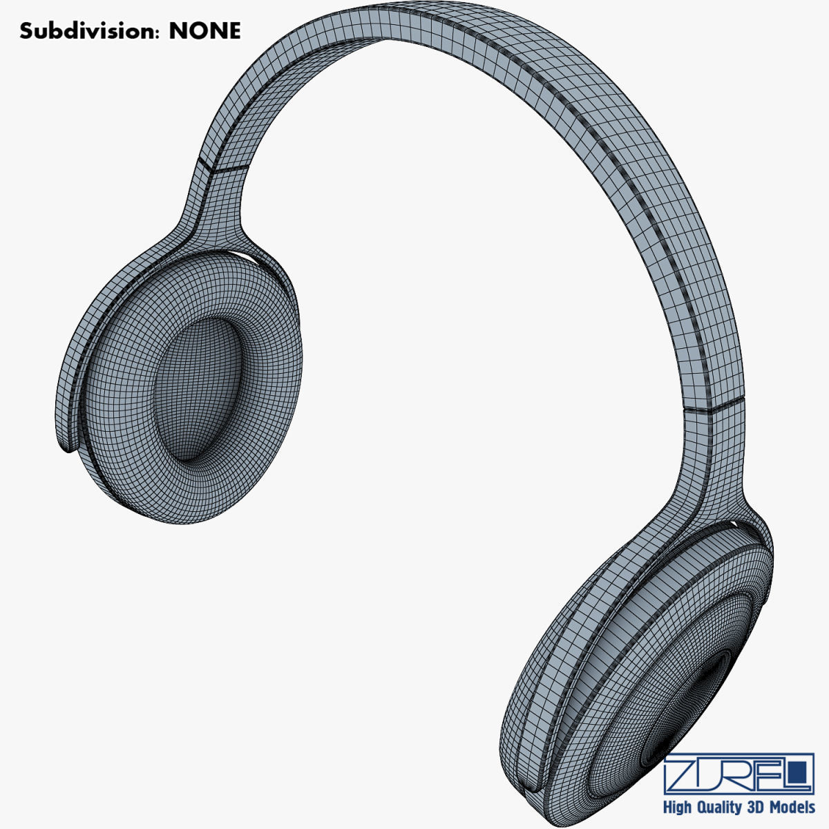 Headphone v 1 headphones 3D model_15