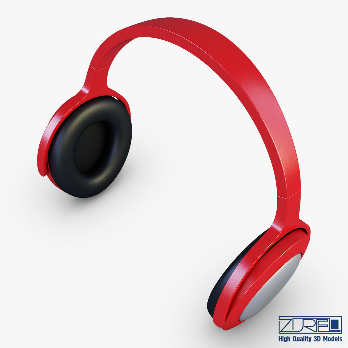 Headphone v 1 headphones 3D model_8