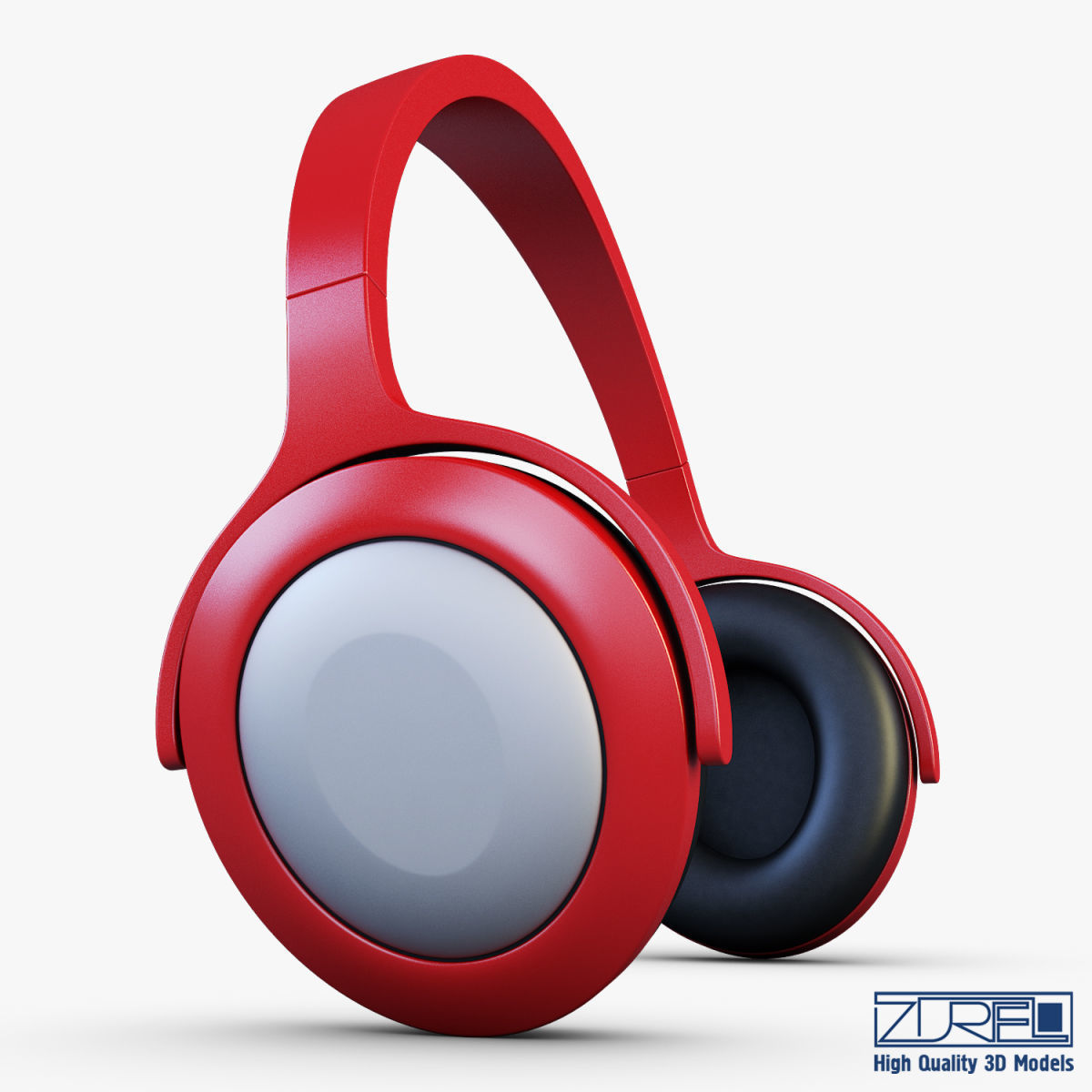 Headphone v 1 headphones 3D model_3