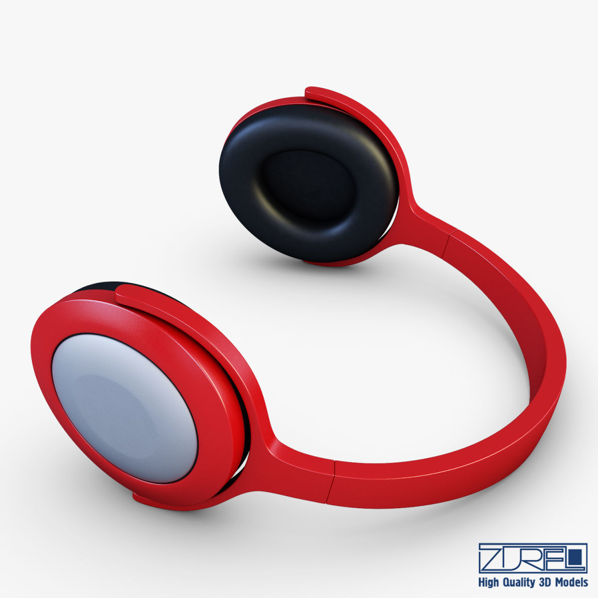 Headphone v 1 headphones 3D model_11