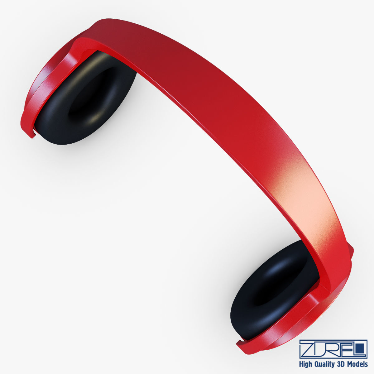 Headphone v 1 headphones 3D model_7