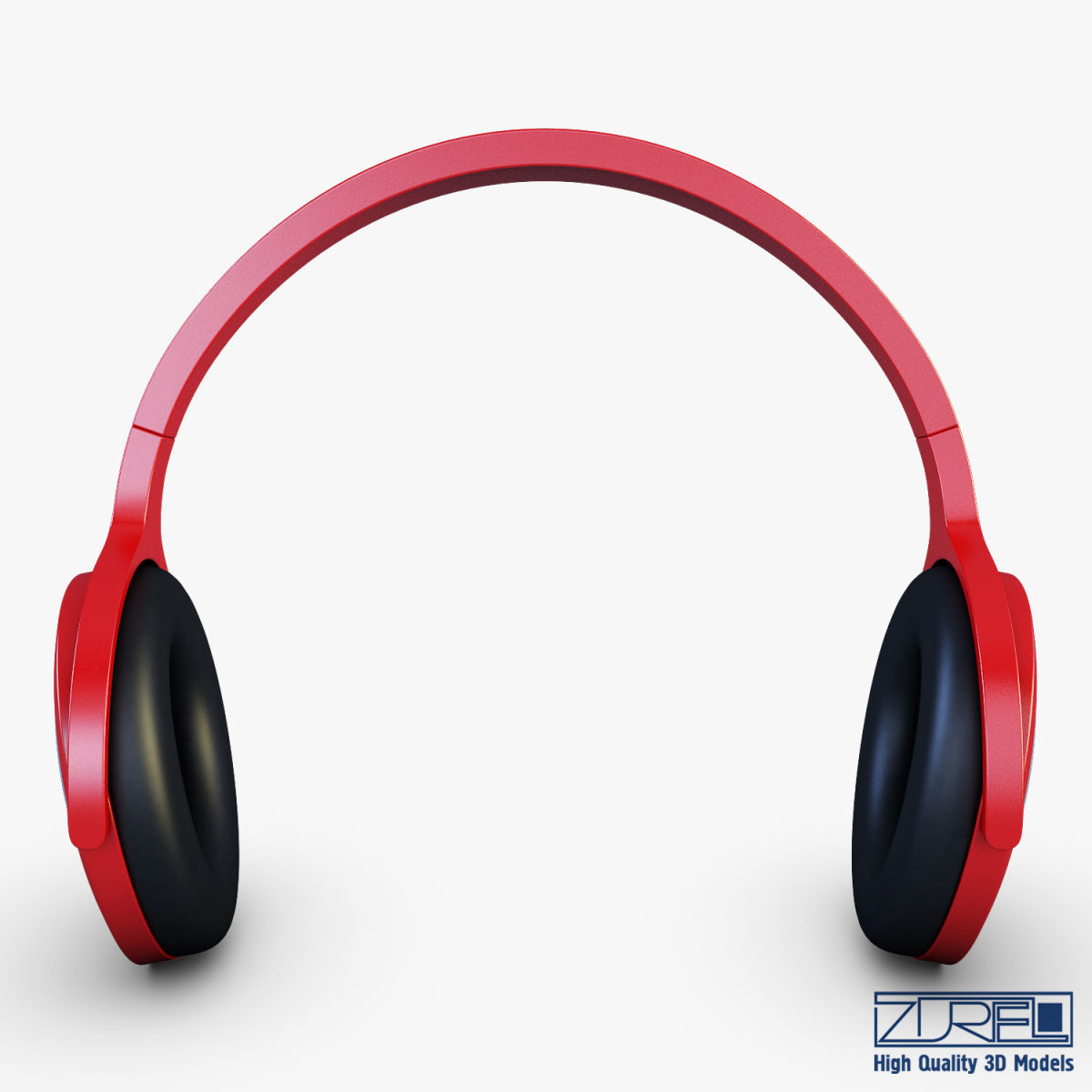 Headphone v 1 headphones 3D model_5