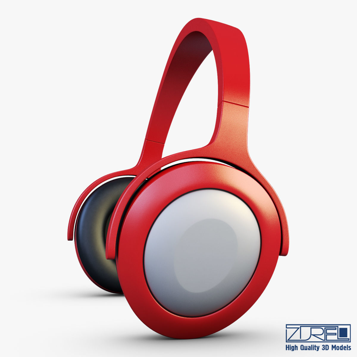 Headphone v 1 headphones 3D model_1