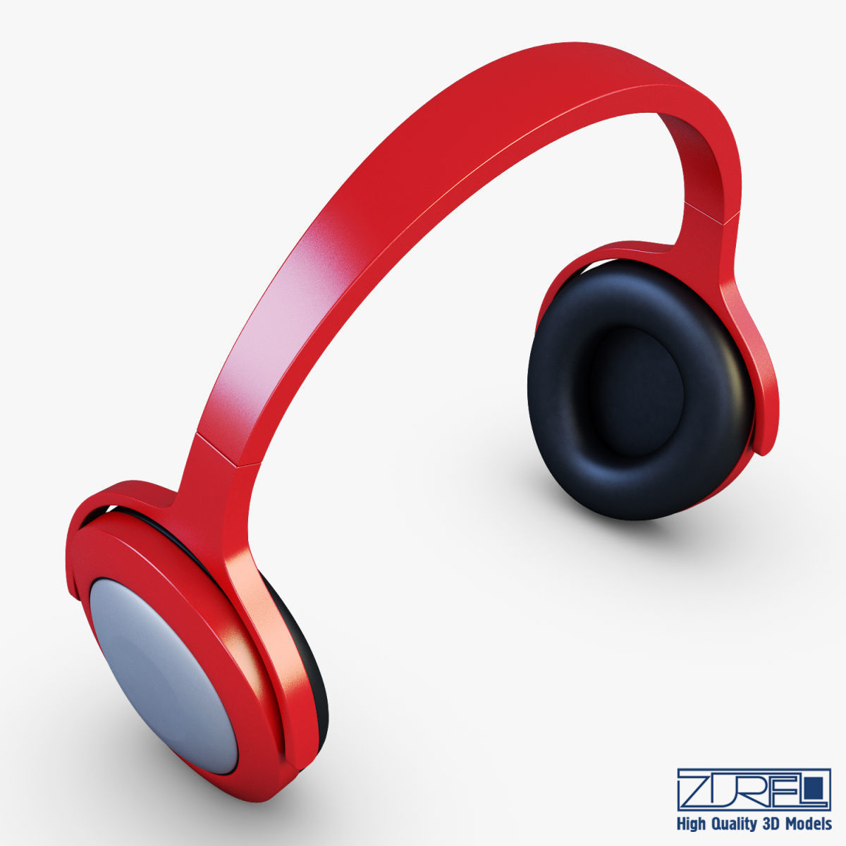 Headphone v 1 headphones 3D model_9