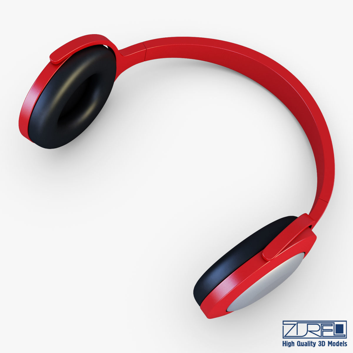 Headphone v 1 headphones 3D model_10