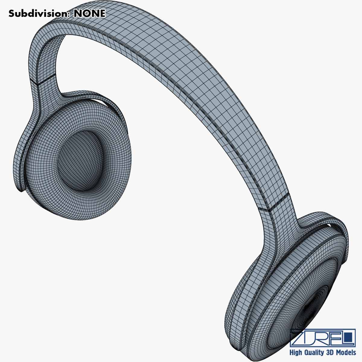 Headphone v 1 headphones 3D model_16