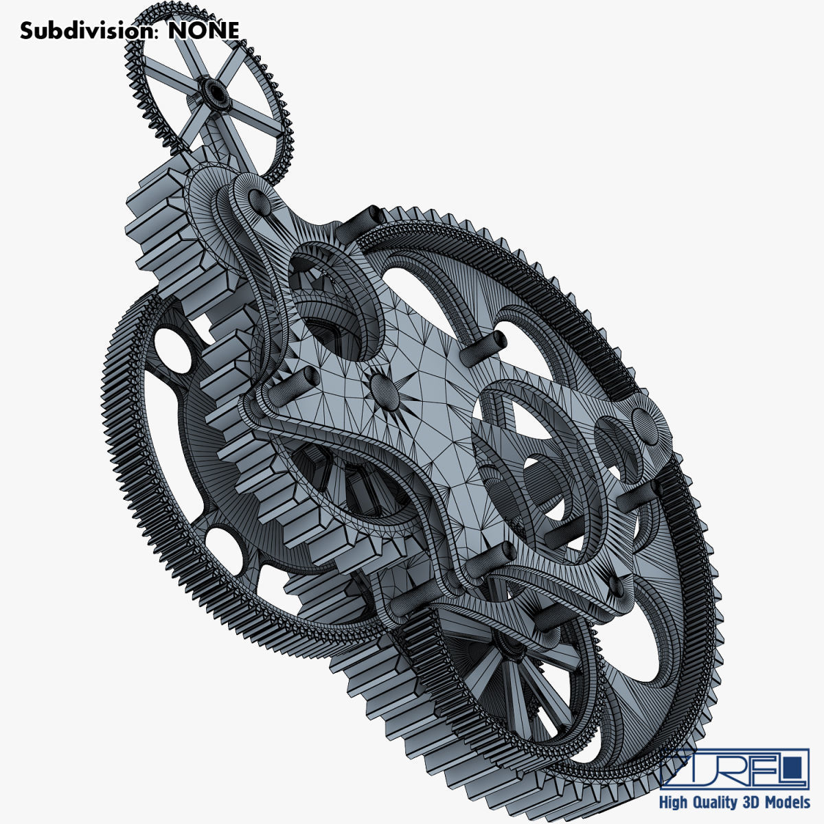 Gear mechanism v 7 3D model_32