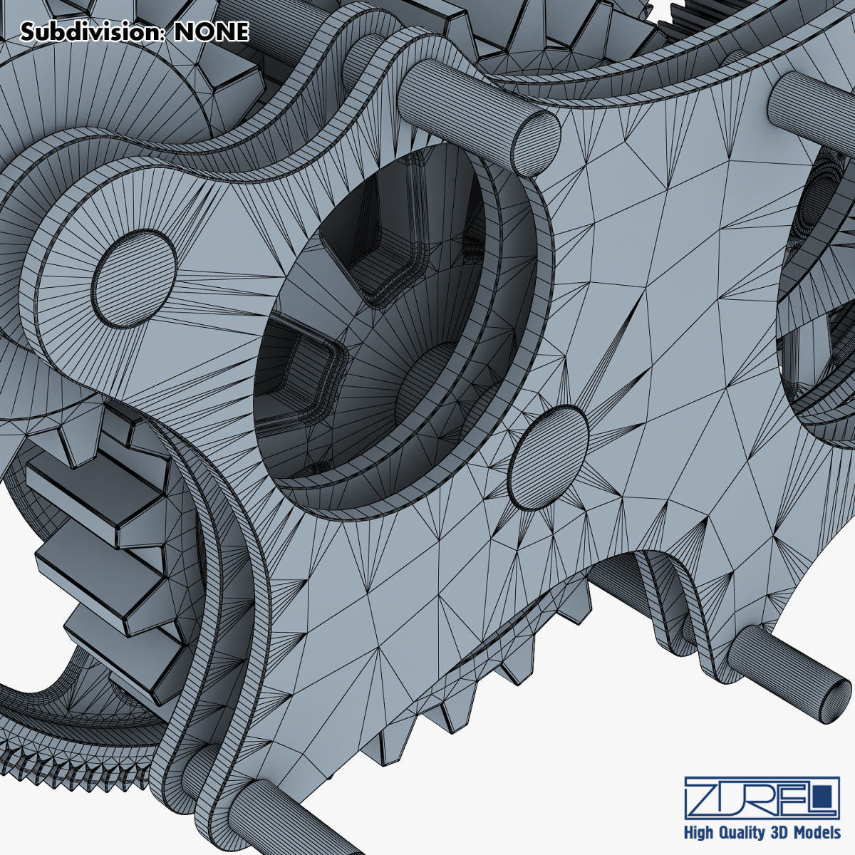 Gear mechanism v 7 3D model_47