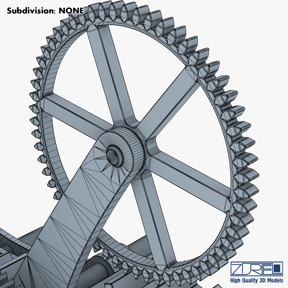 Gear mechanism v 7 3D model_44
