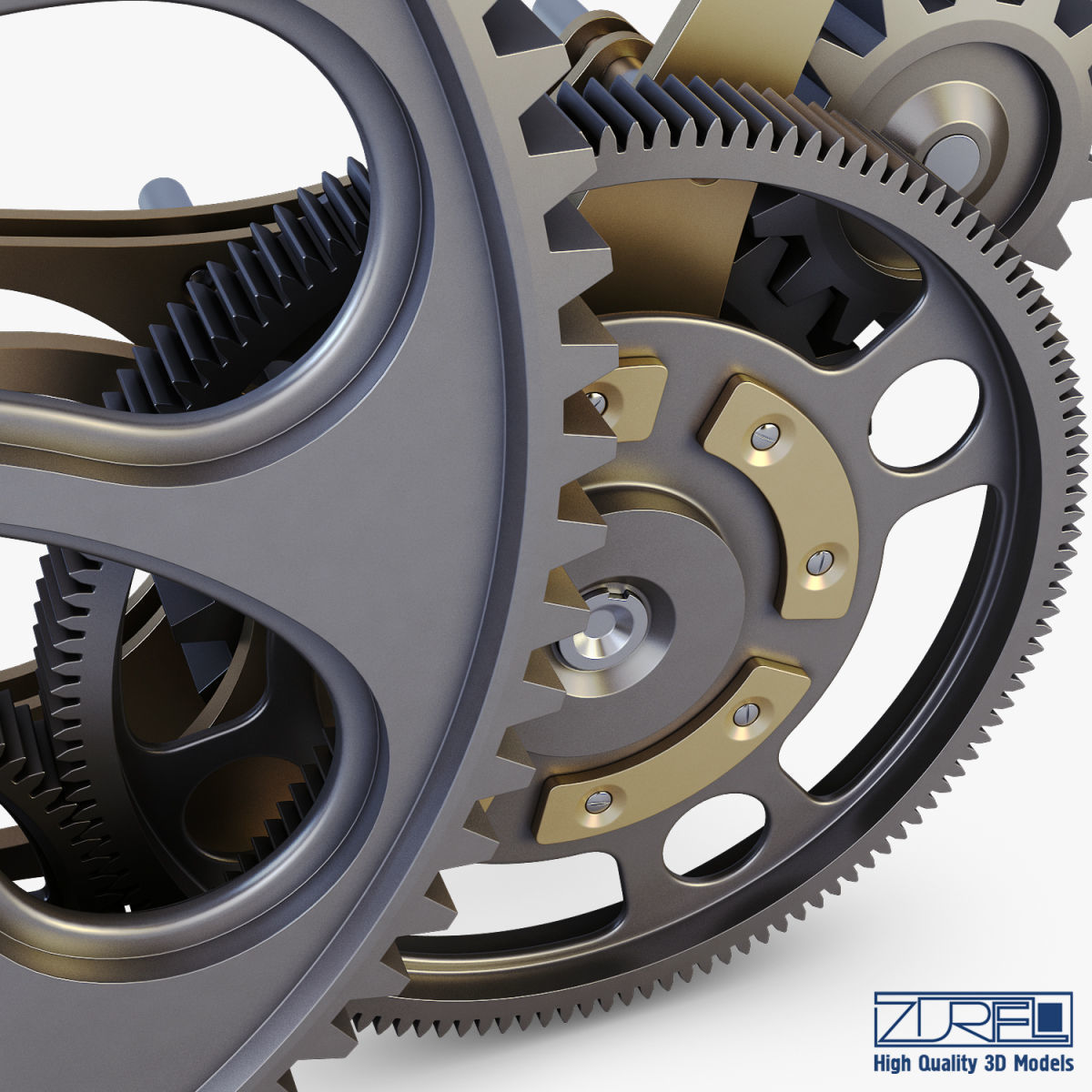 Gear mechanism v 7 3D model_17