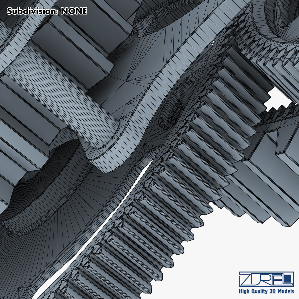 Gear mechanism v 7 3D model_48