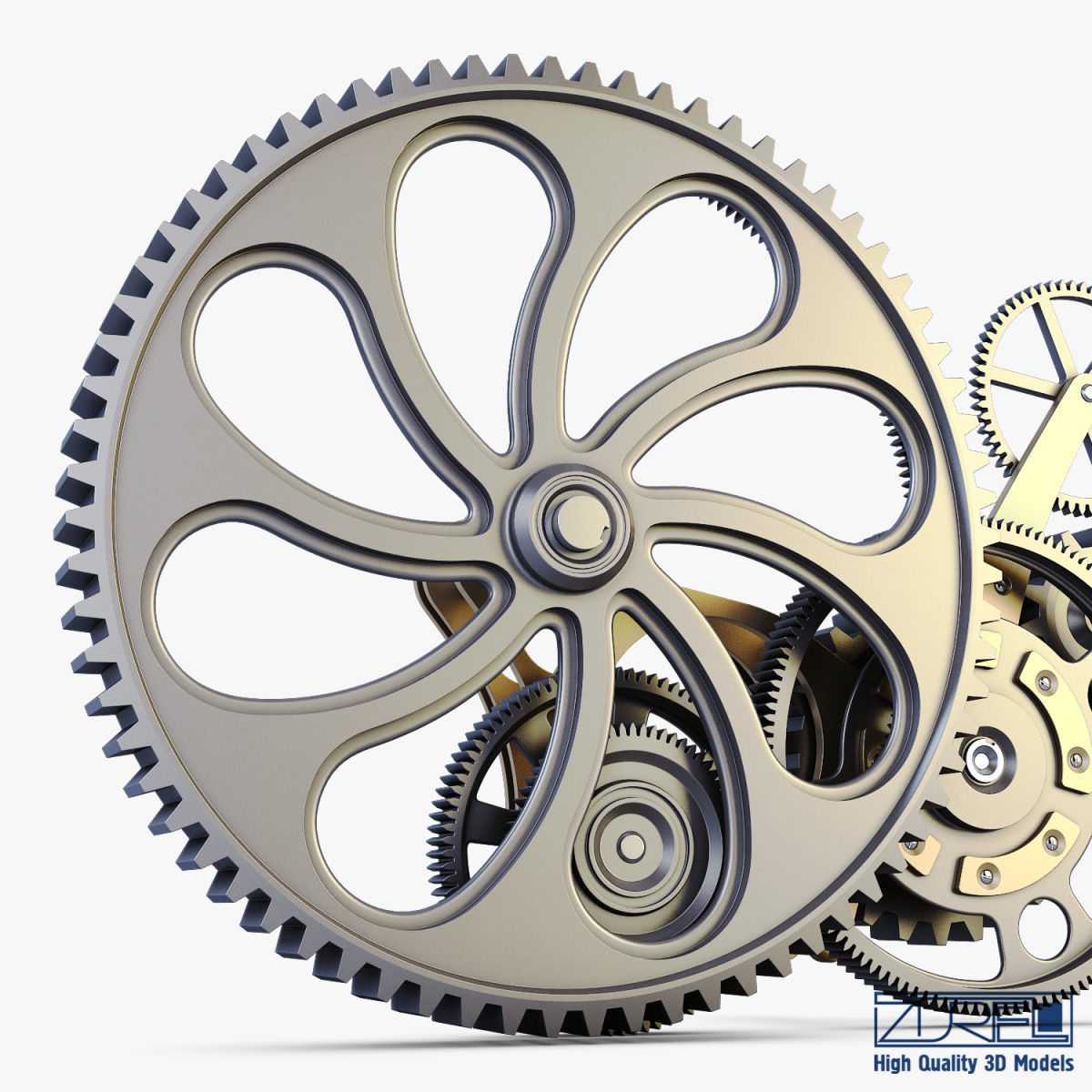 Gear mechanism v 7 3D model_18