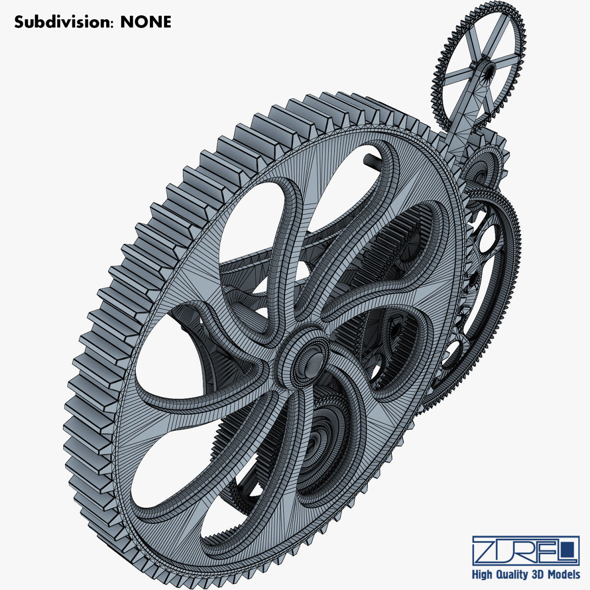 Gear mechanism v 7 3D model_27
