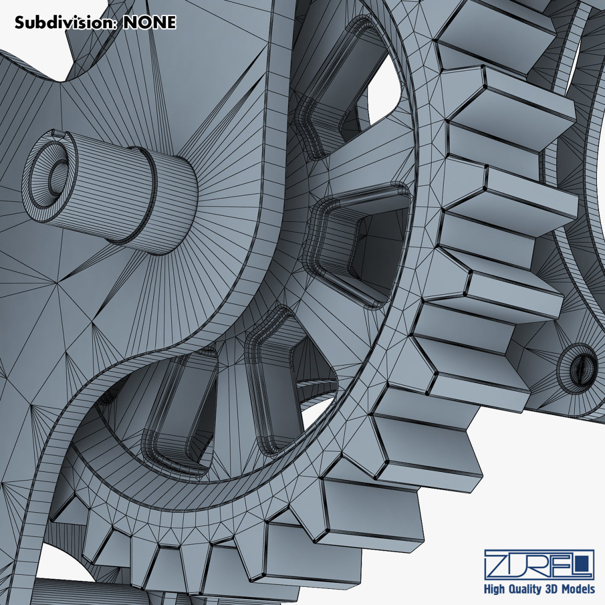 Gear mechanism v 7 3D model_43