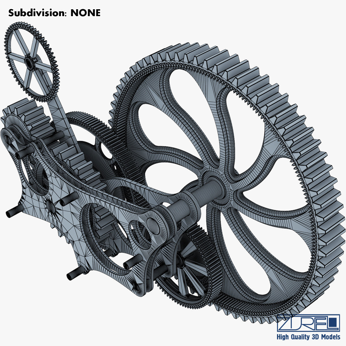 Gear mechanism v 7 3D model_30
