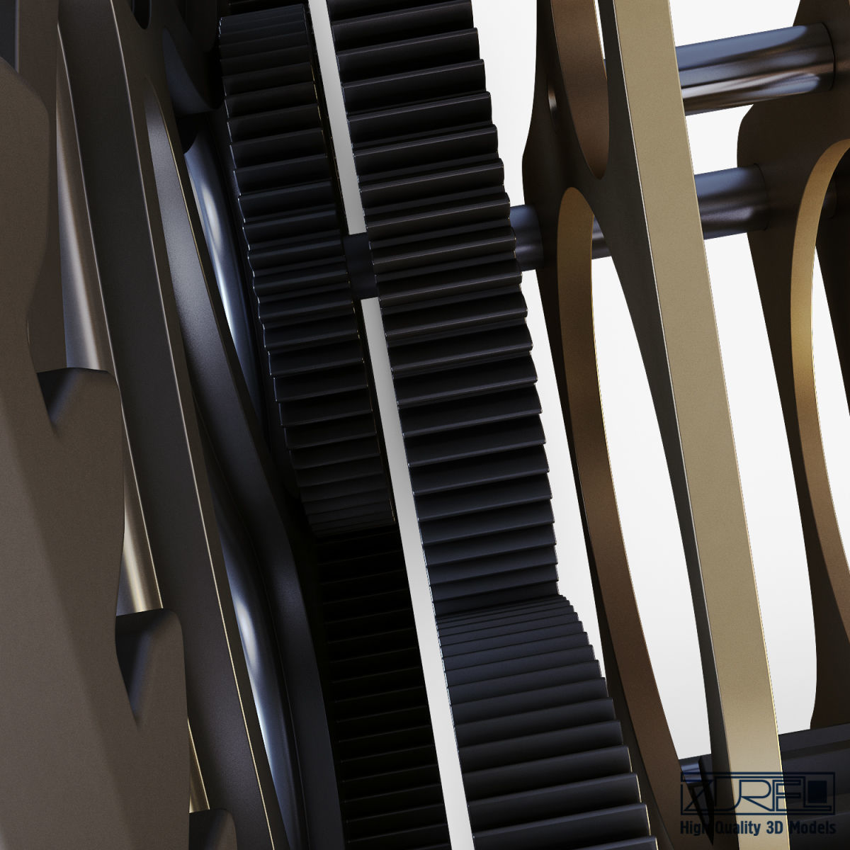 Gear mechanism v 7 3D model_26