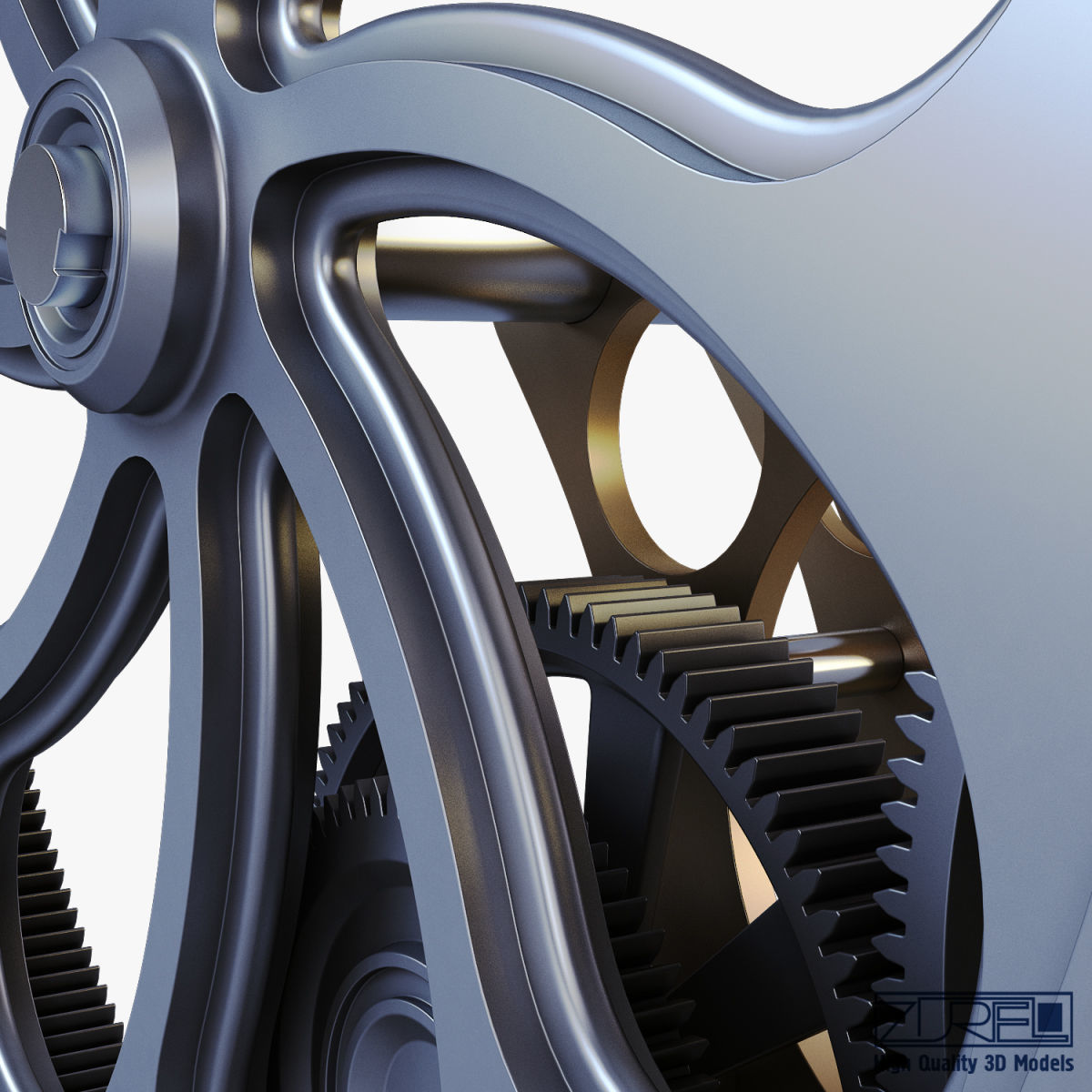 Gear mechanism v 7 3D model_20