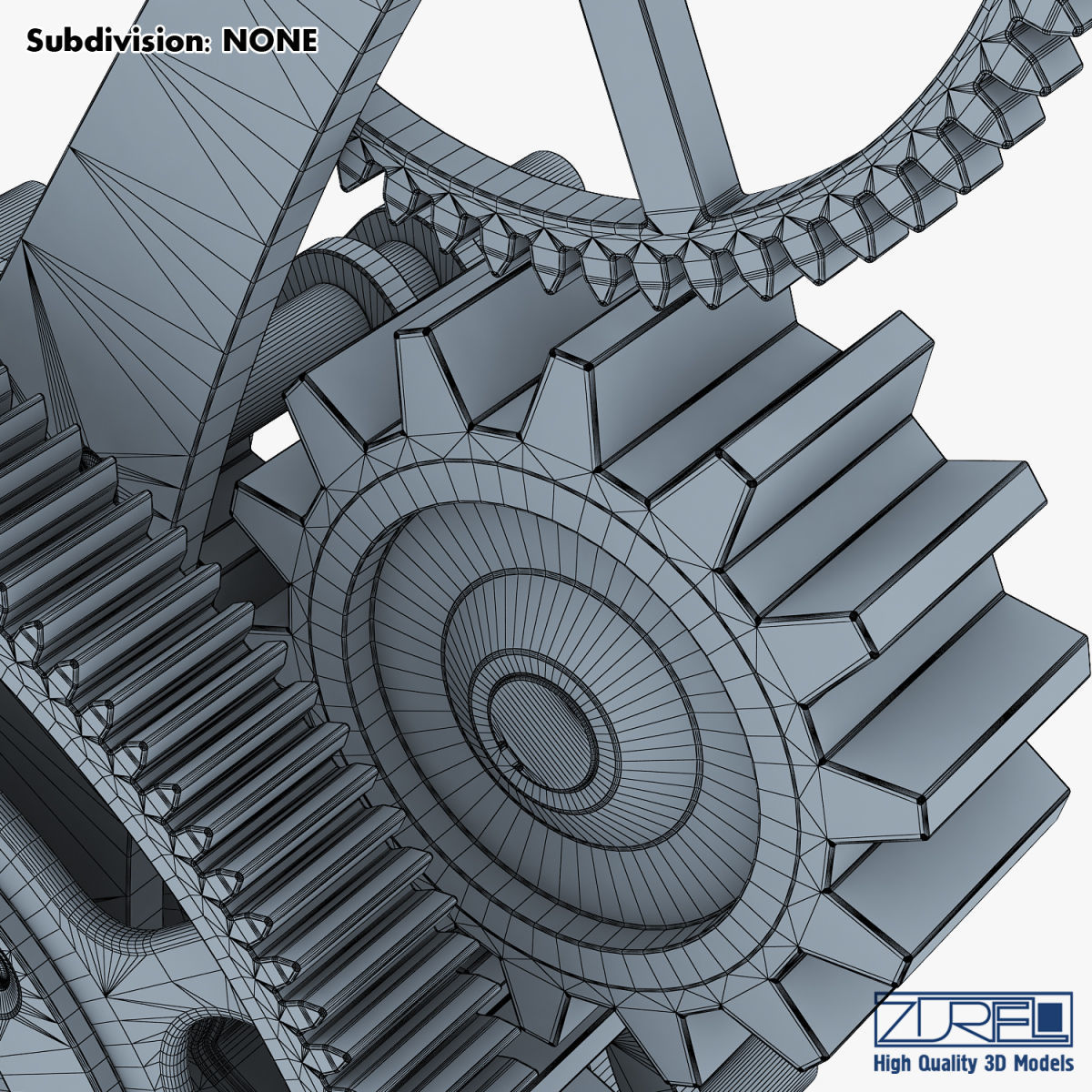 Gear mechanism v 7 3D model_39