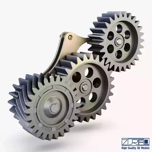Gear mechanism v 5 3D model