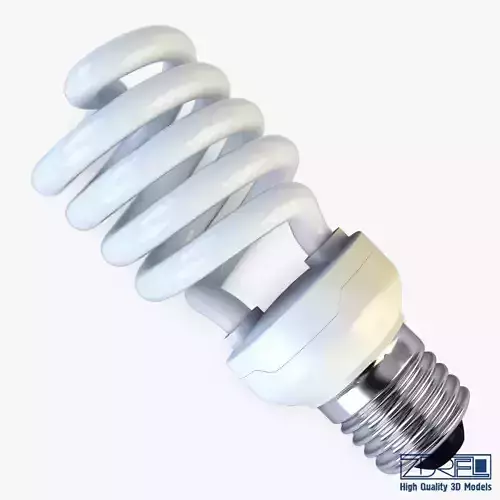 Fluorescent lamp v 1 3D model