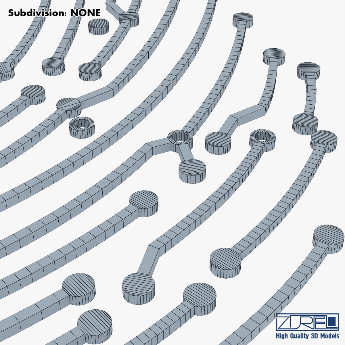 Electronic fingerprint v 1 3D model_29