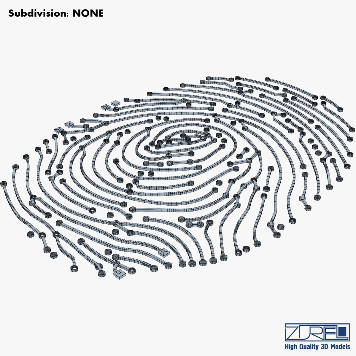 Electronic fingerprint v 1 3D model_20