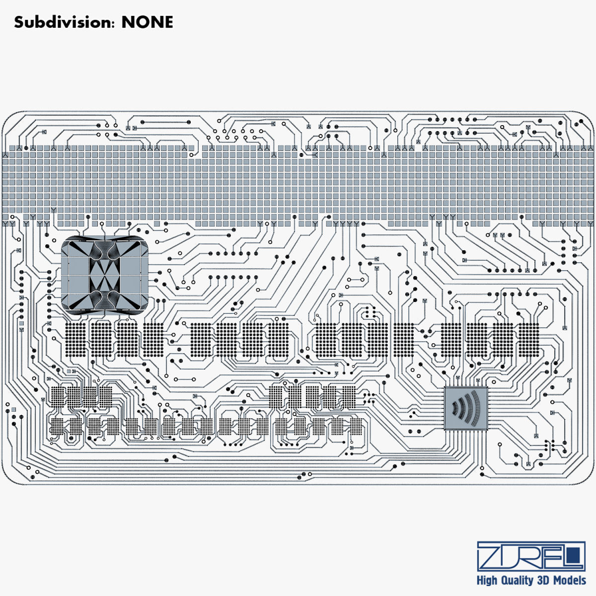 Electronic circuit bank card v 1 3D model_32
