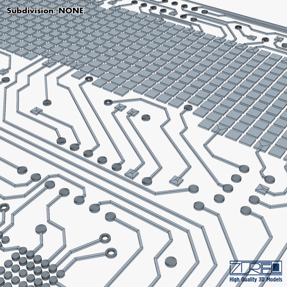 Electronic circuit bank card v 1 3D model_42