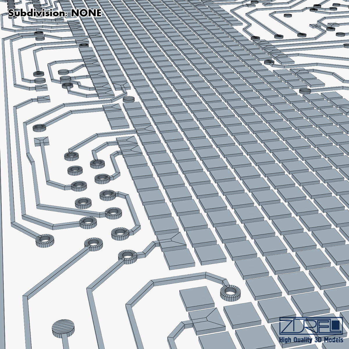 Electronic circuit bank card v 1 3D model_40