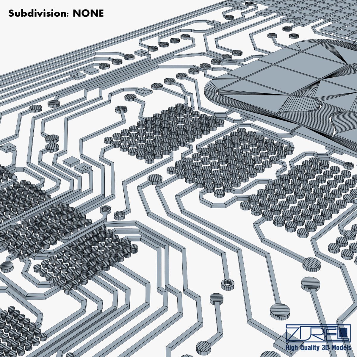 Electronic circuit bank card v 1 3D model_34
