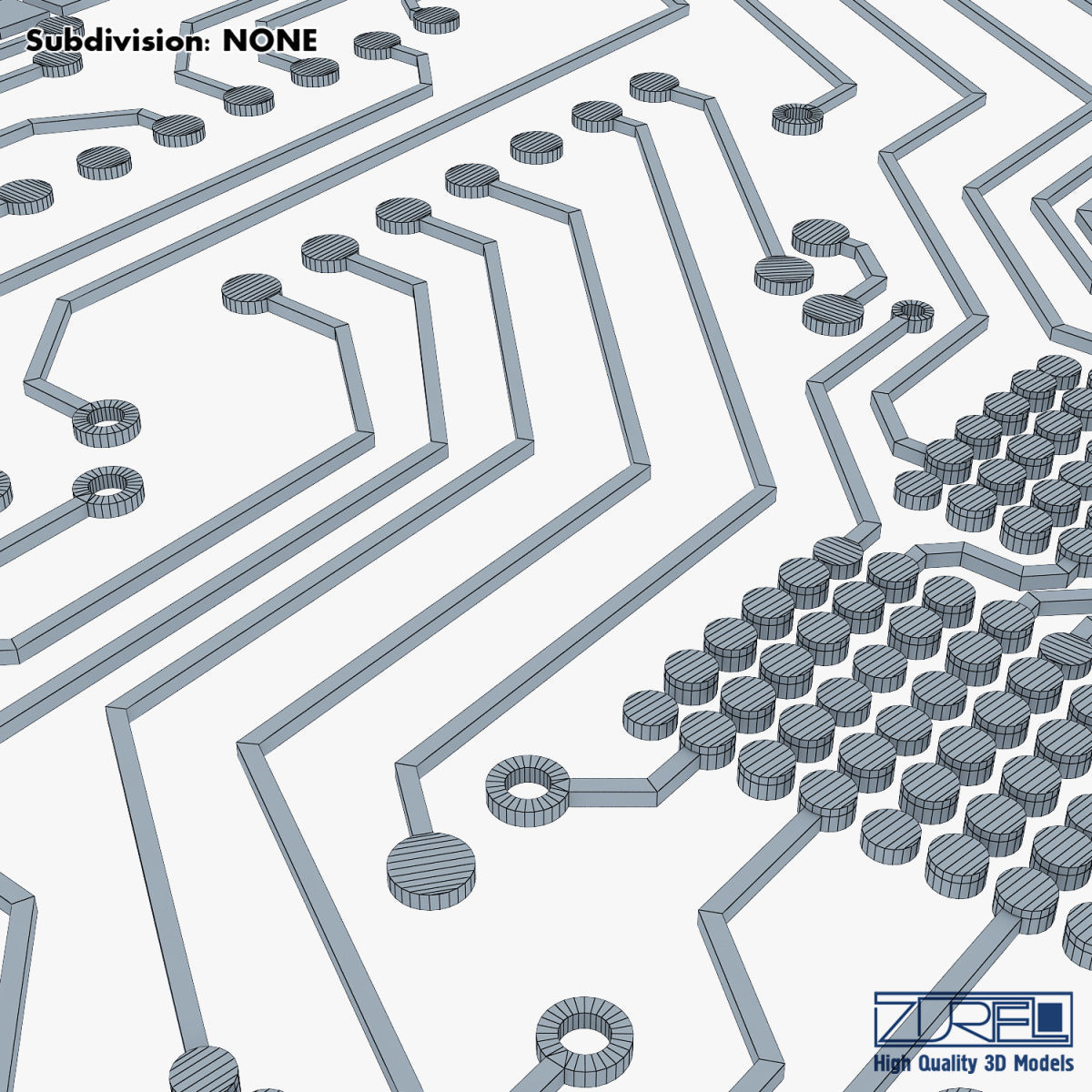 Electronic circuit bank card v 1 3D model_41
