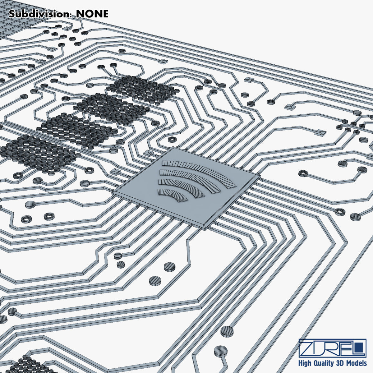 Electronic circuit bank card v 1 3D model_37
