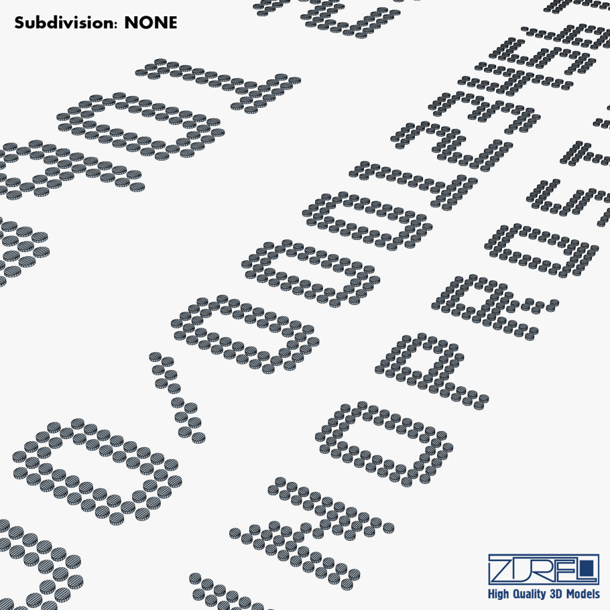 Electronic circuit bank card v 1 3D model_46