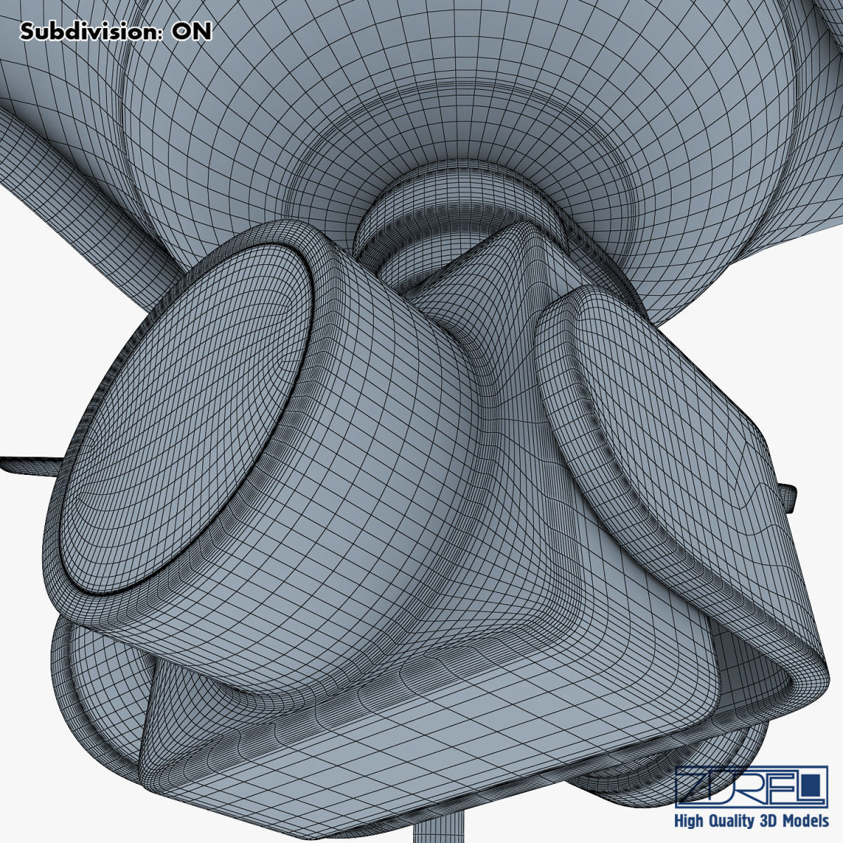 Drone Quadcopter v 1 3D model_41