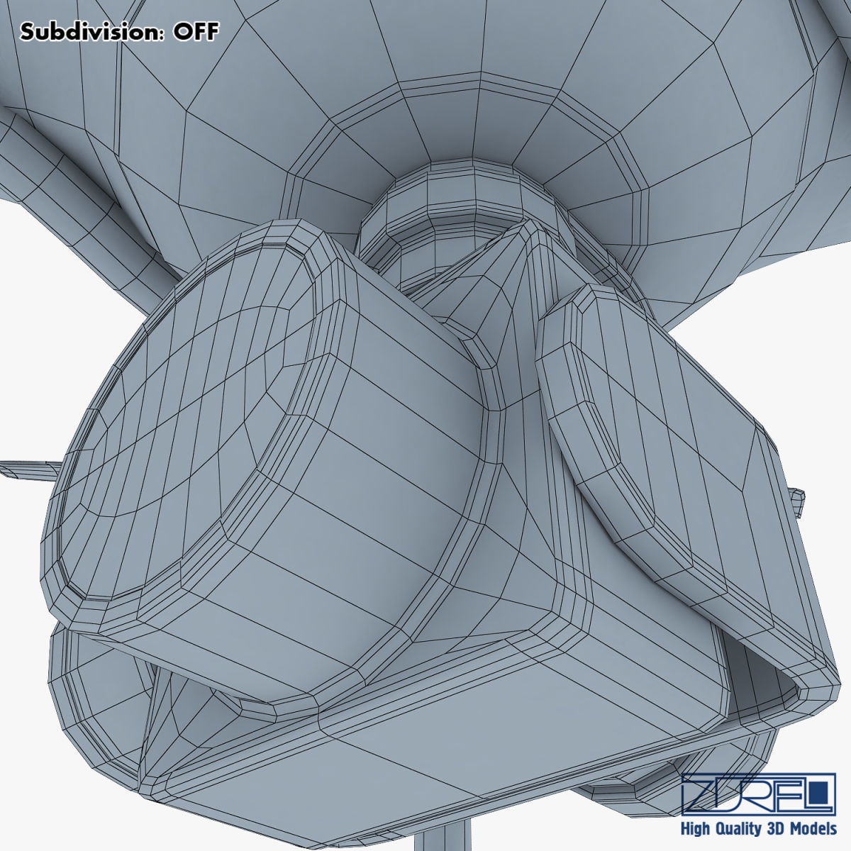 Drone Quadcopter v 1 3D model_42