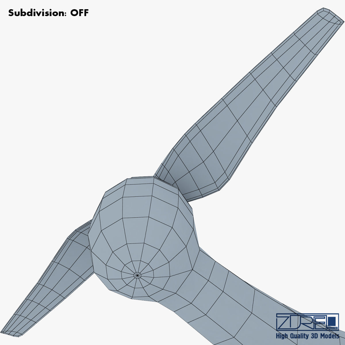 Drone Quadcopter v 1 3D model_40
