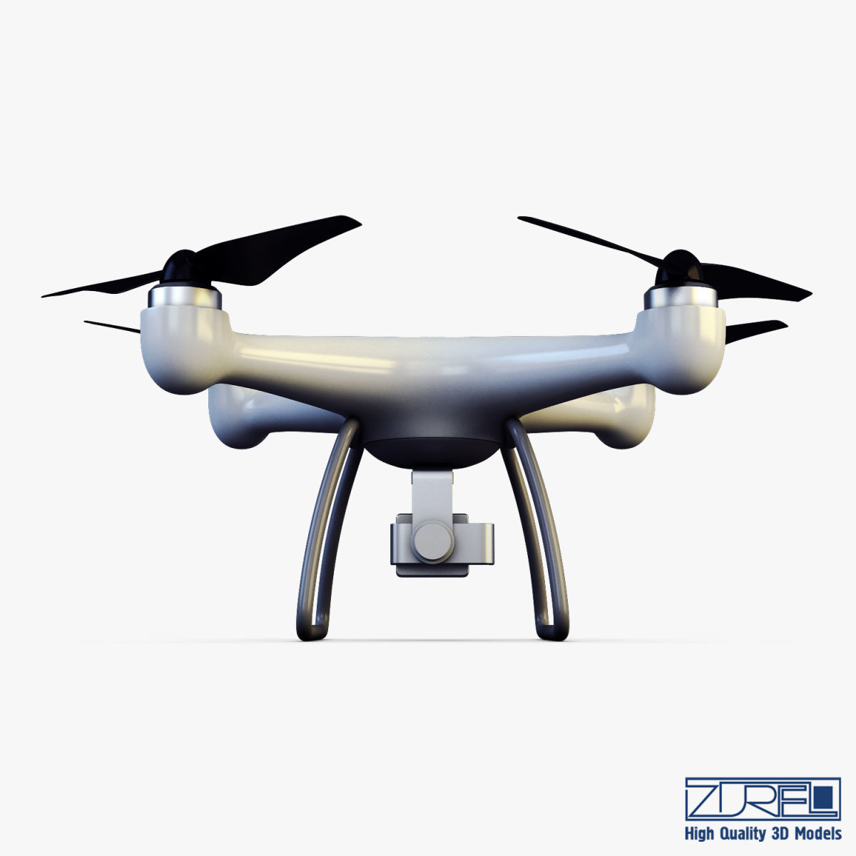 Drone Quadcopter v 1 3D model_6