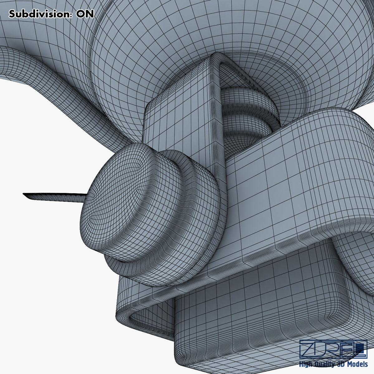 Drone Quadcopter v 1 3D model_45