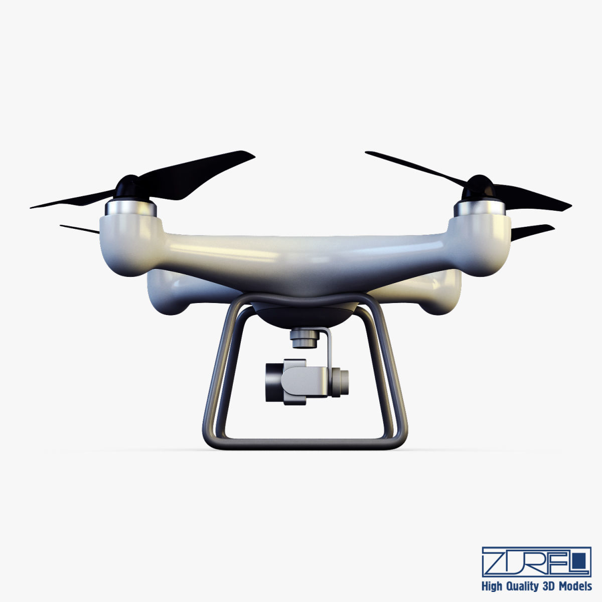 Drone Quadcopter v 1 3D model_7