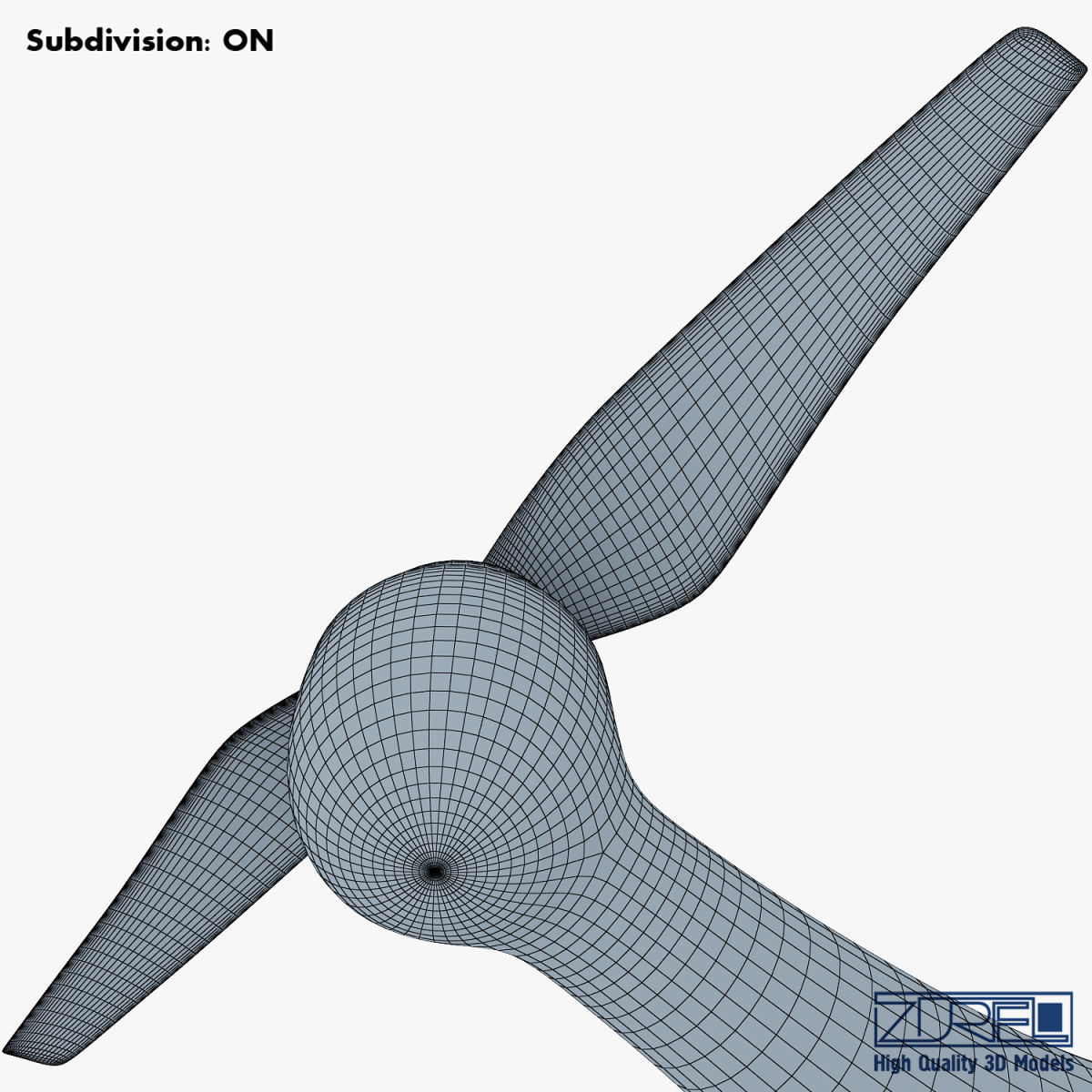 Drone Quadcopter v 1 3D model_39