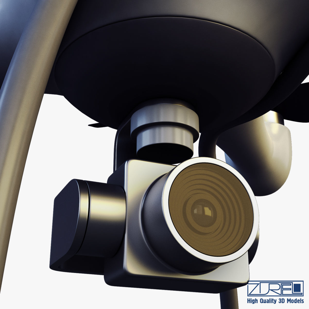 Drone Quadcopter v 1 3D model_18