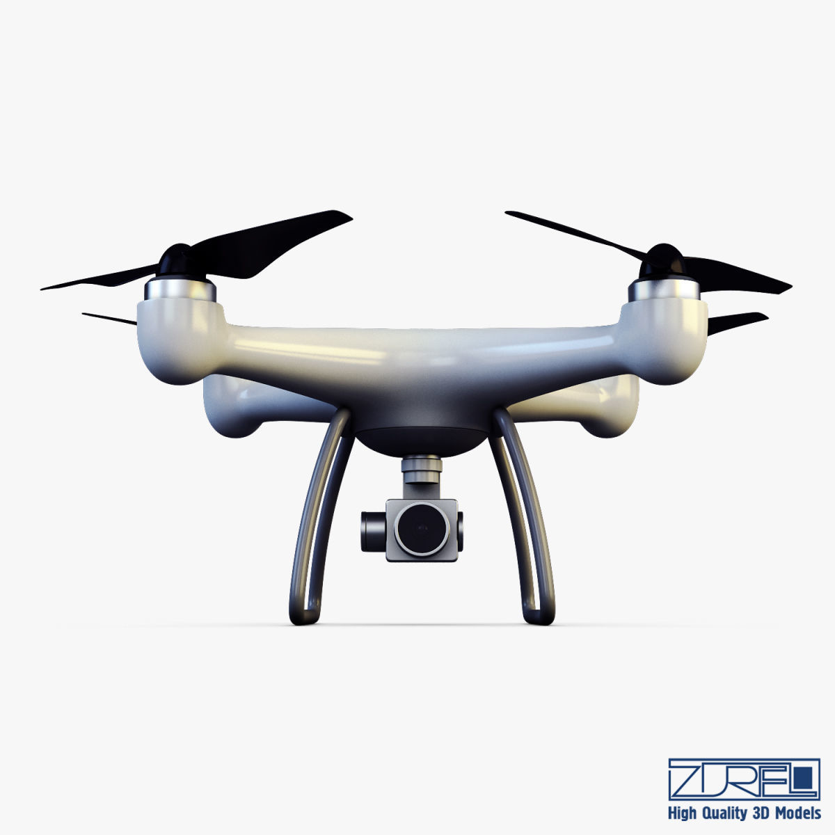 Drone Quadcopter v 1 3D model_5