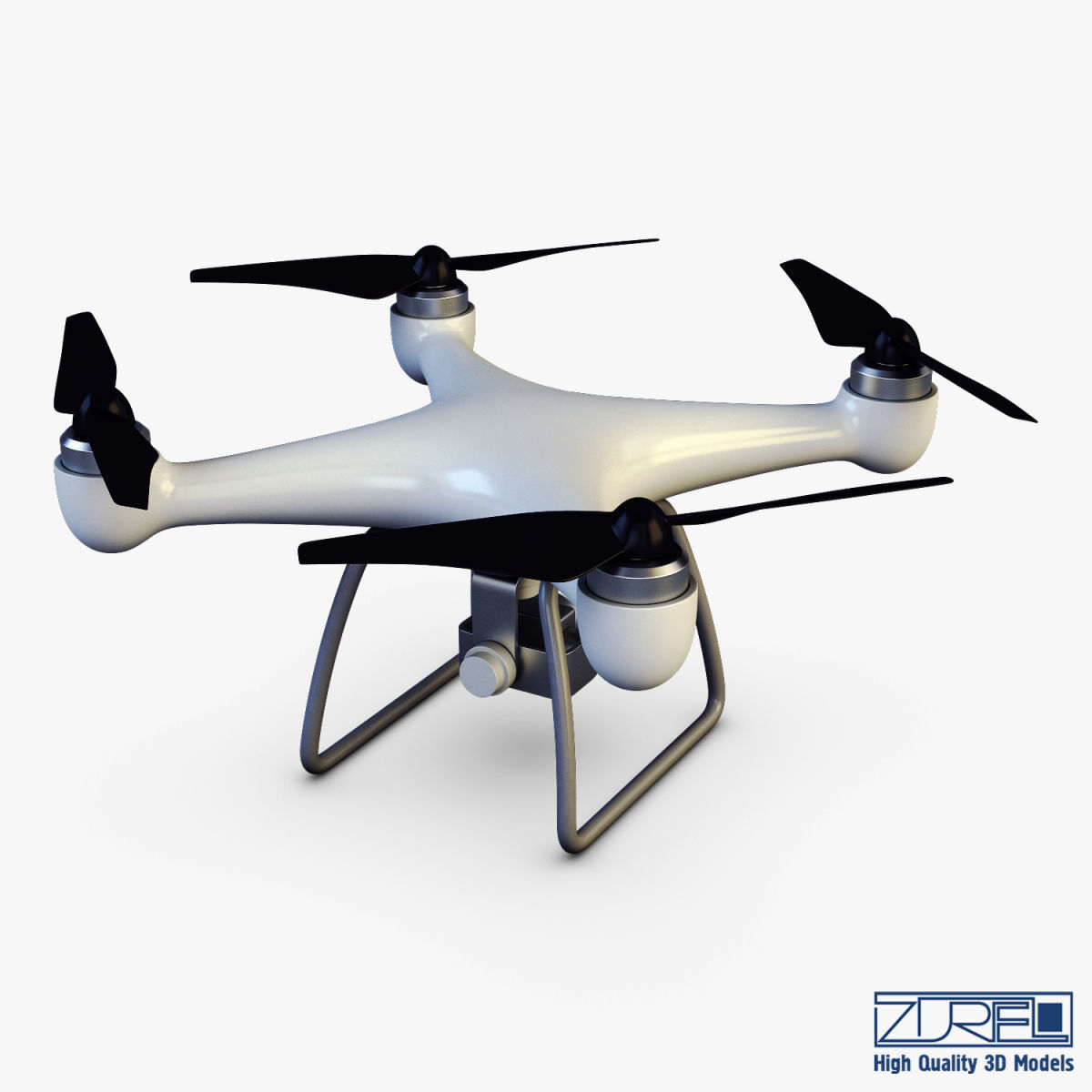 Drone Quadcopter v 1 3D model_1