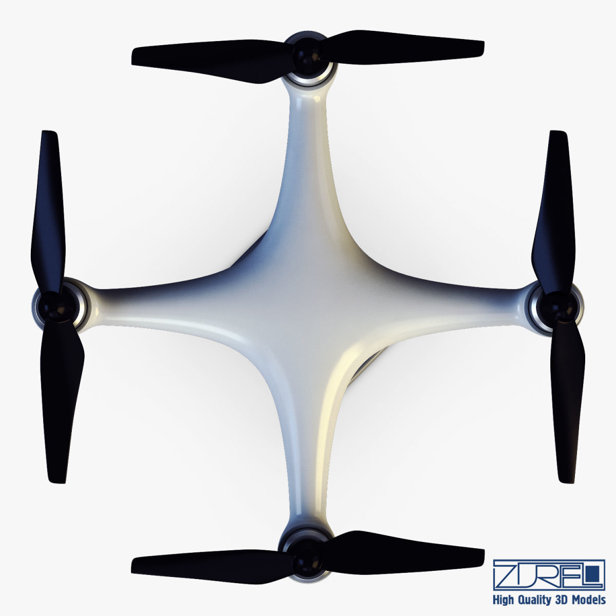 Drone Quadcopter v 1 3D model_12