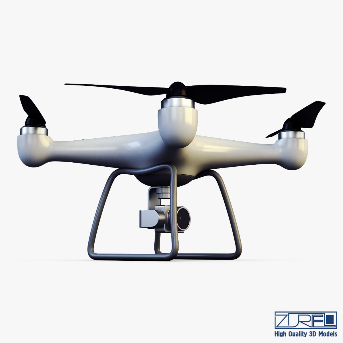 Drone Quadcopter v 1 3D model_3