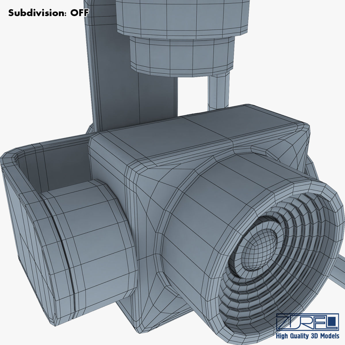Drone Quadcopter v 1 3D model_44