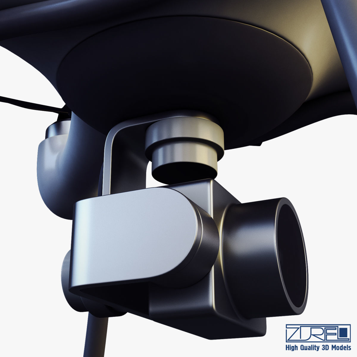Drone Quadcopter v 1 3D model_17
