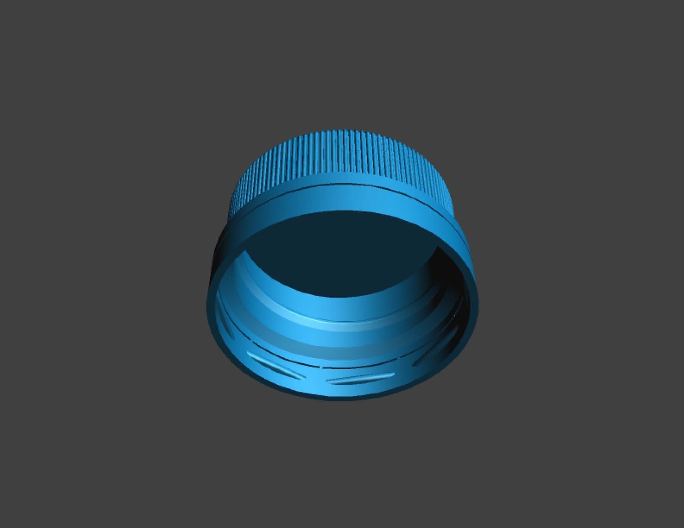 Bottle Cap free 3D Model .stl